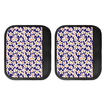 Watercolor Frangipani Flower Print Handle Covers
