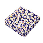 Watercolor Frangipani Flower Print Outdoor Seat Cushion Cover