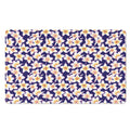 Watercolor Frangipani Flower Print Polyester Doormat
