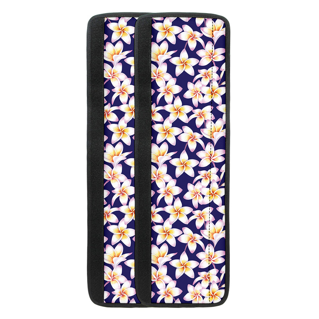 Watercolor Frangipani Flower Print Refrigerator Handle Covers