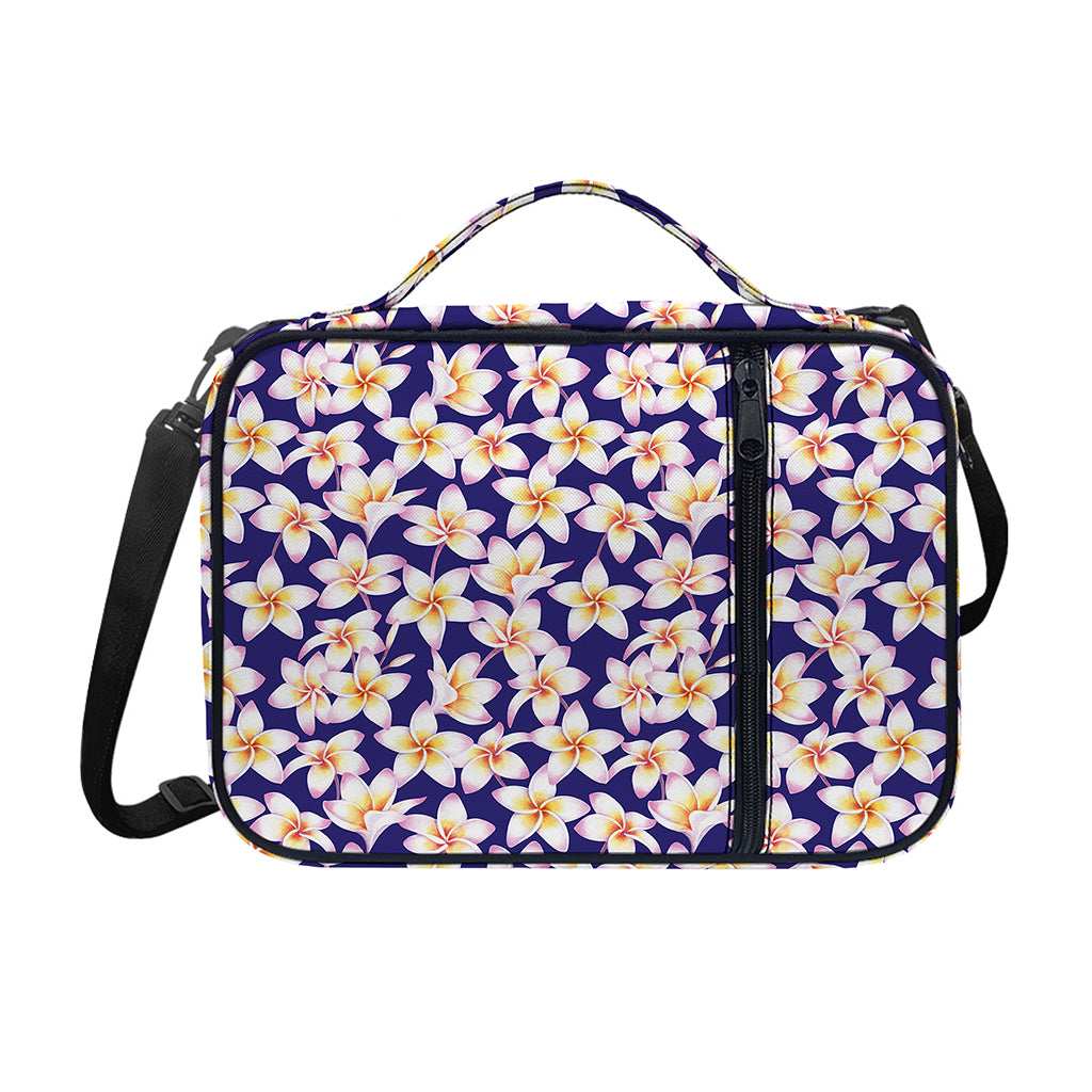 Watercolor Frangipani Flower Print Shoulder Strap Bible Bag