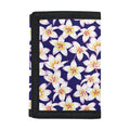 Watercolor Frangipani Flower Print Trifold Wallet