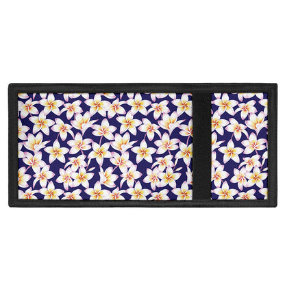 Watercolor Frangipani Flower Print Trifold Wallet
