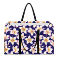 Watercolor Frangipani Flower Print Utility Tote Bag