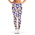 Watercolor Frangipani Flower Print Women's Leggings