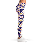 Watercolor Frangipani Flower Print Women's Leggings