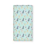 Watercolor French Bulldog Pattern Print Baby Crib Sheet