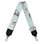 Watercolor French Bulldog Pattern Print Bag Strap