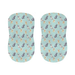 Watercolor French Bulldog Pattern Print Bar Stool Covers
