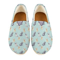 Watercolor French Bulldog Pattern Print Casual Shoes