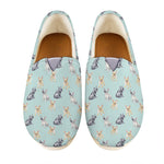 Watercolor French Bulldog Pattern Print Casual Shoes