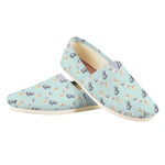 Watercolor French Bulldog Pattern Print Casual Shoes