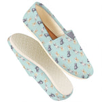 Watercolor French Bulldog Pattern Print Casual Shoes
