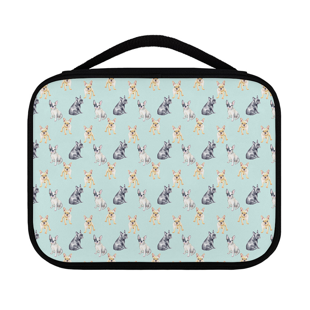 Watercolor French Bulldog Pattern Print Classic Bible Case