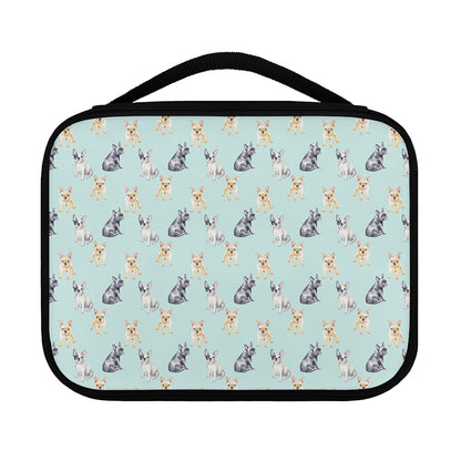 Watercolor French Bulldog Pattern Print Classic Bible Case