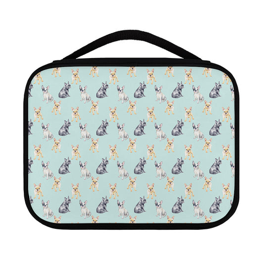 Watercolor French Bulldog Pattern Print Classic Bible Case