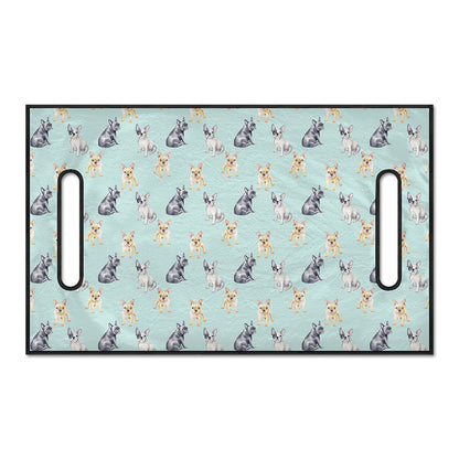 Watercolor French Bulldog Pattern Print Golf Cart Seat Cover