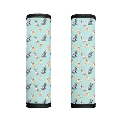 Watercolor French Bulldog Pattern Print Handle Covers