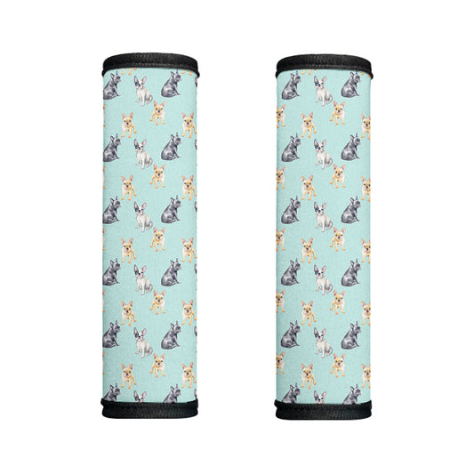 Watercolor French Bulldog Pattern Print Handle Covers