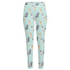 Watercolor French Bulldog Pattern Print High-Waisted Pocket Leggings