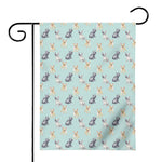 Watercolor French Bulldog Pattern Print House Flag