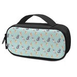 Watercolor French Bulldog Pattern Print Insulin Cooler Travel Case