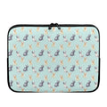 Watercolor French Bulldog Pattern Print Laptop Sleeve