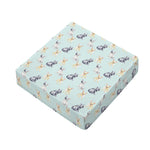 Watercolor French Bulldog Pattern Print Outdoor Seat Cushion Cover