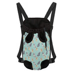 Watercolor French Bulldog Pattern Print Pet Carrier Backpack