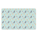 Watercolor French Bulldog Pattern Print Polyester Doormat