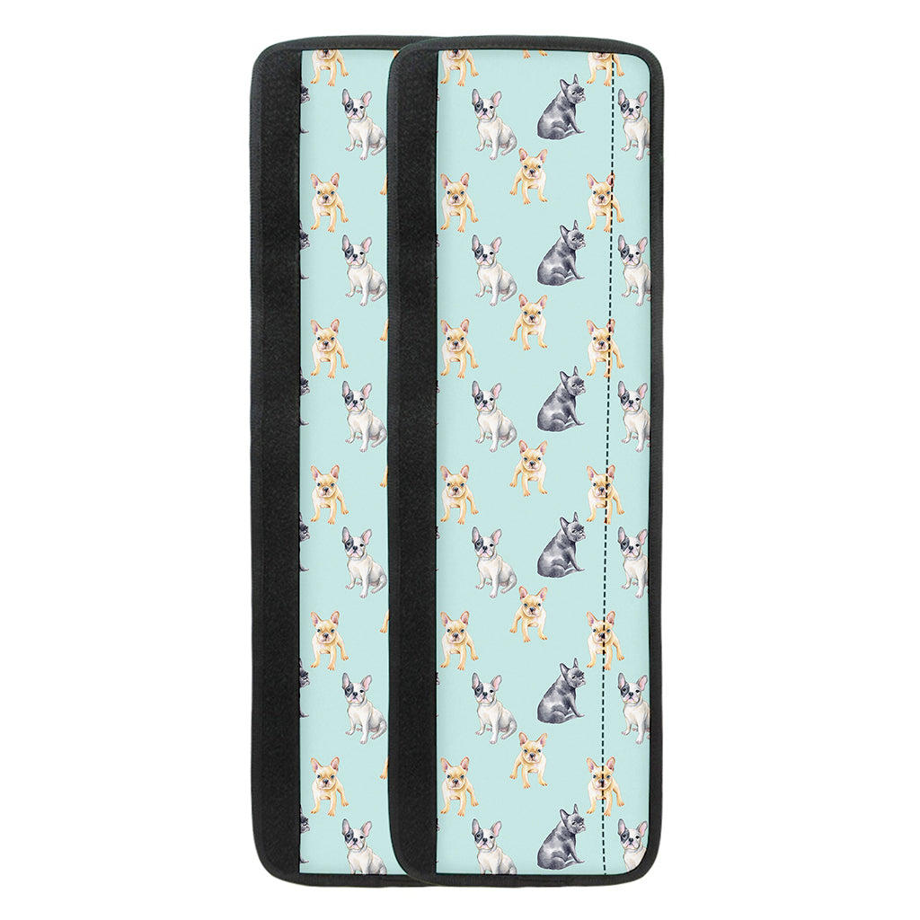 Watercolor French Bulldog Pattern Print Refrigerator Handle Covers