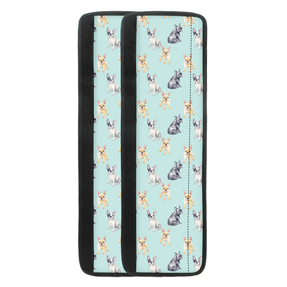 Watercolor French Bulldog Pattern Print Refrigerator Handle Covers