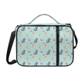 Watercolor French Bulldog Pattern Print Shoulder Strap Bible Bag