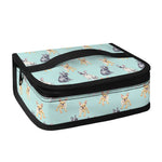 Watercolor French Bulldog Pattern Print Small Lunch Bag