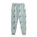 Watercolor French Bulldog Pattern Print Sweatpants