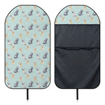 Watercolor French Bulldog Pattern Print Waterproof Car Seat Cover