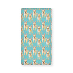 Watercolor French Bulldog Puppy Print Baby Crib Sheet