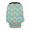 Watercolor French Bulldog Puppy Print Baby Seat Cover