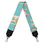 Watercolor French Bulldog Puppy Print Bag Strap