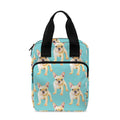 Watercolor French Bulldog Puppy Print Bible Tote Bag