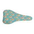 Watercolor French Bulldog Puppy Print Bicycle Seat Cover