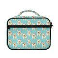 Watercolor French Bulldog Puppy Print Briefcase Bible Bag