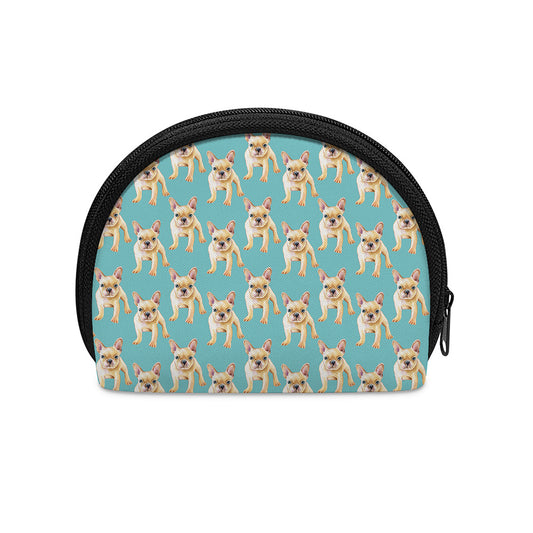 Watercolor French Bulldog Puppy Print Coin Purse