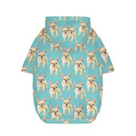 Watercolor French Bulldog Puppy Print Dog Zip Up Hoodie