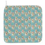 Watercolor French Bulldog Puppy Print Hand Towel