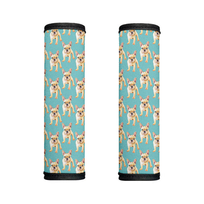 Watercolor French Bulldog Puppy Print Handle Covers