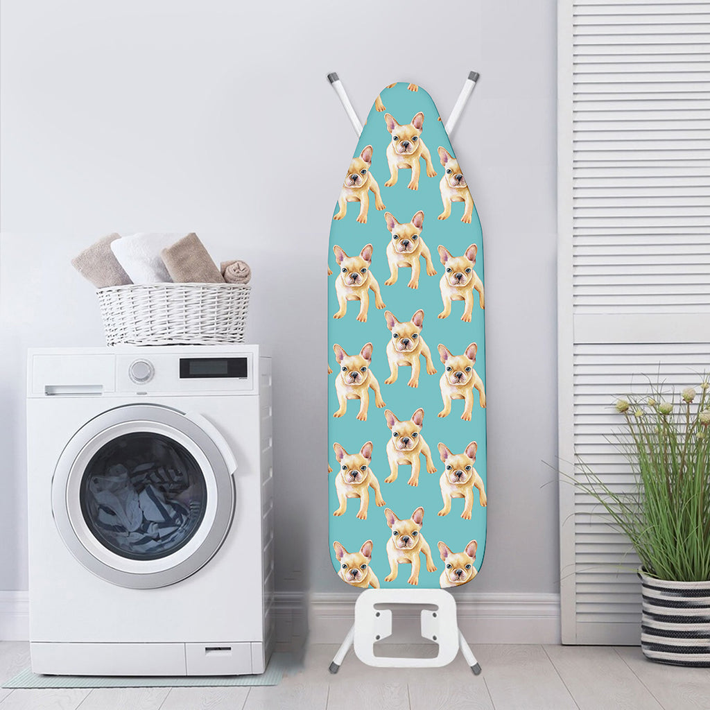 Watercolor French Bulldog Puppy Print Ironing Board Cover