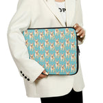 Watercolor French Bulldog Puppy Print Laptop Sleeve