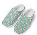 Watercolor French Bulldog Puppy Print Mesh Casual Shoes