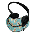 Watercolor French Bulldog Puppy Print Pet Sling Carrier
